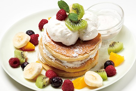 パンケーキ フルーツパレット　8F ノイモンドオーガニックカフェ