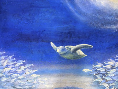 京都芸術大学同級生 二人の日本画展『絵との人生旅』東海林 嘉良子